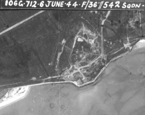 vue aérienne de la redoute de Morsalines le 6 juin 1994
